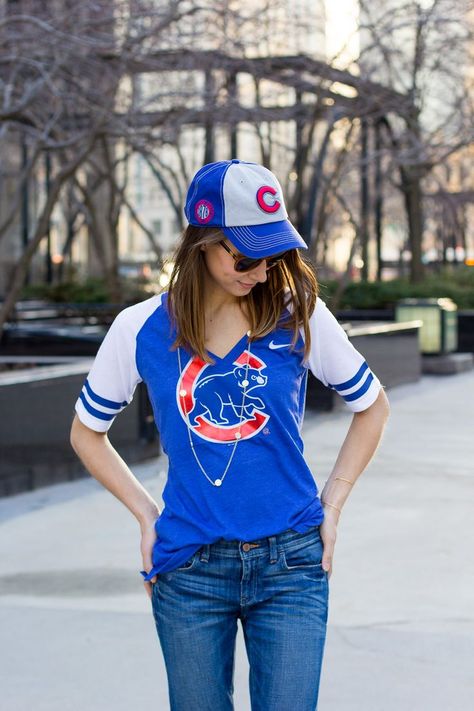 25+ best ideas about Cubs Apparel on Pinterest | Chicago cubs ... Cubs Game Outfit Women, Outfit With Leg Warmers, Cubs Game Outfit, Chicago Cubs Outfit, Girls Wearing Hats, Chicago Cubs Fans, University Outfit, Game Outfit, Chicago Cubs Baseball