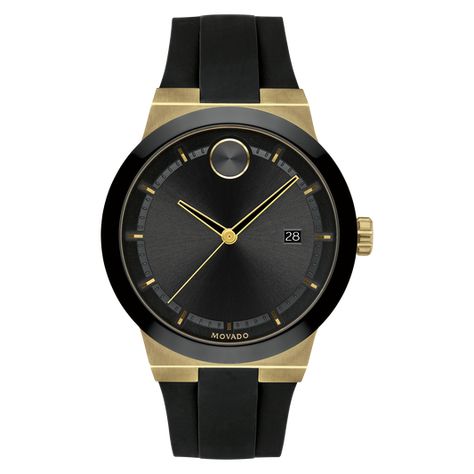 Shop Men's Watches - Technology & Innovation With Design and Style | Movado US Movado Bold, Movado Watch, Safari Party, Bold Black, Black Watch, Black Rubber, Samsung Gear Watch, Watch Brands, Watch Design