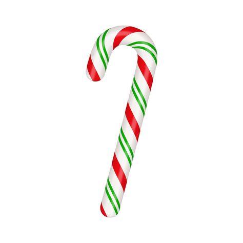 Premium Vector | Christmas candy cane christmas stick traditional xmas candy with red green and white stripes santa caramel cane with striped pattern vector illustration isolated on white background Candy Cane Illustration, Xmas Candy, Green Candy Canes, Candy Cane Christmas, Vector Christmas, Nail Candy, White Candy, Cute Candy, Christmas Gift For Dad