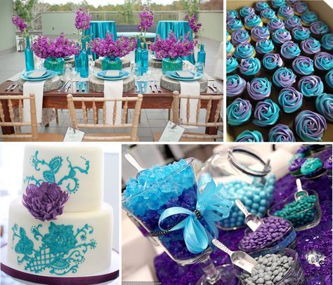 We have some great inspiring purple and teal wedding photos showcasing the best Purple and Teal Wedding ideas and decors. Description from fashionpromdresstrend.blogspot.com. I searched for this on bing.com/images Turquoise Blue And Purple Wedding, Purple And Teal Wedding, Teal Wedding Decorations, Purple Teal Wedding, Turquoise Wedding Theme, Teal Wedding Theme, Blue And Purple Wedding, Turquoise Wedding Decorations, Purple Turquoise Wedding