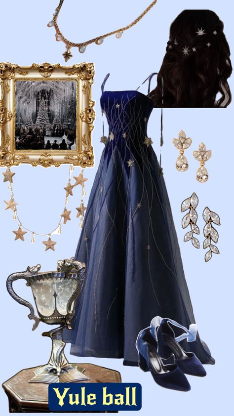 Yule Ball Outfits, Ball Outfits, Yule Ball, Yule, Blue