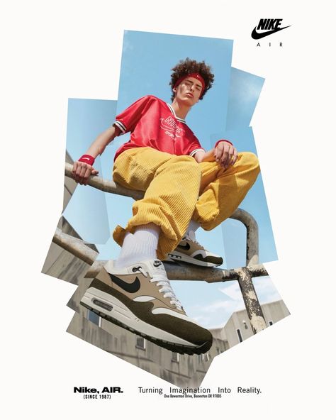 Nike Campaign, Desain Editorial, Fashion Layout, Plakat Design, Sports Graphic Design, Photographie Inspo, Fashion Graphic Design, Collage Design, Creative Posters