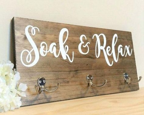 Hot Tub Decorating, Rustic Hot Tubs, Rustic Towel Holder, Hot Tub Privacy, Relax Signs, Hot Tub Room, Hot Tub Designs, Diy Gazebo, Hot Tub Patio