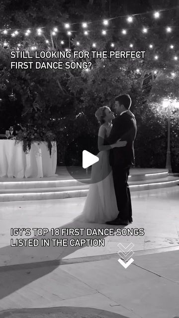 I Got You Weddings on Instagram: "Don’t have an *our song* to use for your first dance? 

I GOT YOU.

After working 500 weddings I’ve seen THEM ALLLL, so here’s my favorite 18 first dance songs that hit *every single time*, grouped by what kinda couple you are:

1. For the classic romantics: try Can’t Help Falling in Love (loooove the Haley Reinhart version) or At Last (Etta James), or You Are The Best Thing (Ray LaMontagne) or Simply The Best (Tina Turner) (acoustic or full band)

2. For the modern lovers: try Lover by Taylor Swift or Bright by Echo smith, or Anyone by Justin Bieber

3. For the scene kids: Try I Will Follow You Into The Dark by Death Cab for Cutie or First Day of my Life by Bright Eyes or Stolen by Dashboard Confessional, First Date (acoustic) by Blink 182

4. For the pow Simply The Best Tina Turner, Lover By Taylor Swift, At Last Etta James, The Modern Lovers, Haley Reinhart, Dashboard Confessional, Ray Lamontagne, Etta James, Our Song