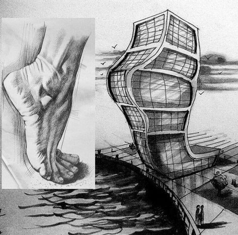 Architectural Concept Model, Architecture Concept Drawings Ideas, Conceptual Architecture Sketches Ideas, Concept Sketches Architecture, Architecture Form Concept, Concept Development Architecture Ideas, Concept Architecture Ideas Sketch, Architecture Concept Drawings Sketches, Design Concept Architecture Inspiration