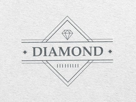 Diamond Shape Logo Design, Diamond Logo Design Ideas, Diamond Logo Design, Diamond Sketch, Welding Logo, Logo Diamond, Skull Stencil, Floral Logo Design, Eyelash Logo