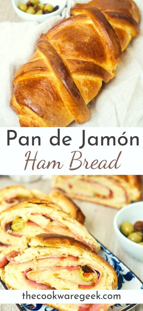 Ham Bread Recipe, South American Bread Recipes, Venezuela Food Recipes, Venezuelan Appetizers, Venezuelan Christmas Food, Venezuelan Breakfast, Venezuelan Dishes, Venezuelan Christmas, Latina Recipes