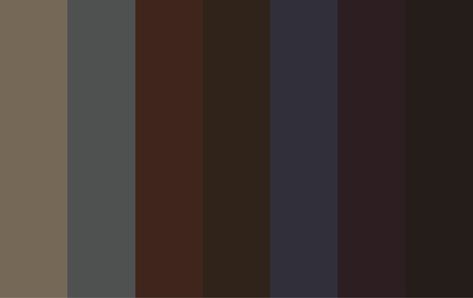 Dark Hues Color Pallets, 90s Color Palette Grunge, 90s Grunge Color Palette, Gloomy Color Palette, Creepy Color Palette, Color Palette Dark Academia, Grunge Color Palette, Goth Color Palette, Color Palettes Blue