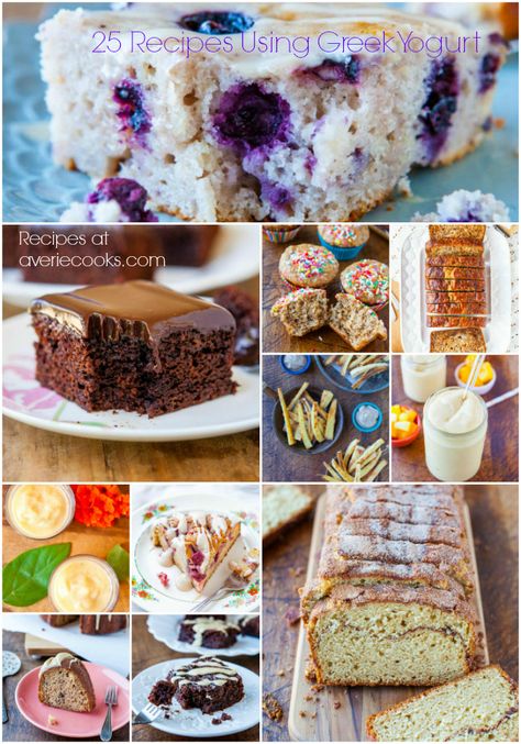 25 Recipes Using Greek Yogurt Chobani Yogurt Recipes, Fage Yogurt Recipes, Recipes Using Greek Yogurt, Vanilla Yogurt Recipes, Chobani Yogurt, Yogurt Toppings, Averie Cooks, Healthy Yogurt, Greek Yogurt Recipes