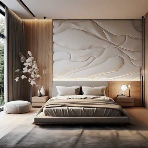 6+ MDF Wall Design Inspirations from Top Interior Designers • 333+ Images • [ArtFacade] Mdf Wall Design, Marble Wall Bedroom, Wall Trends 2023, Mdf Wall Panels, Wall Trends, Luxury Bedroom Furniture, Home Hall Design, Luxury Bedroom Design, Tv Wall Design