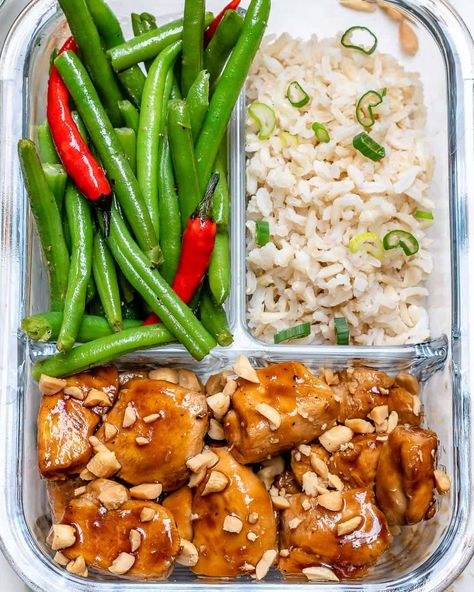 Sweet and Spicy Chicken Meal Prep Recipe- Stir-fried chicken with a sweet, salty, and spicy flavor. Better than Chinese take out and great for meal prep. #mealprep #kungpao #kungpaochicken Kung Pao Chicken Recipe, Sweet And Spicy Chicken, Chinese Take Out, Healthy Fitness Meals, Duck Sauce, Chicken Meal Prep, Chicken Stir Fry, Chinese Dishes, Sweet Sauce