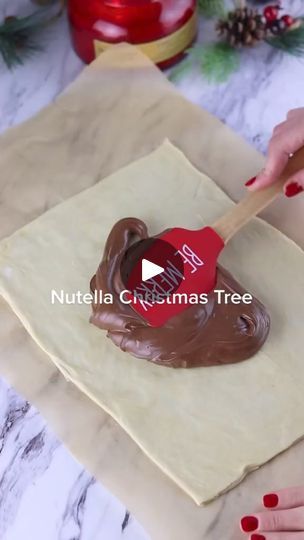 76K views · 938 reactions | Nutella Tree 🎄#nutella #puffpastry #christmas #baking #christmasbaking | Sheri Wilson | Mariah Carey · All I Want for Christmas Is You Nutella Tree, Christmas Candy Recipes, Small Desserts, Christmas Dessert, Christmas Snacks, All I Want For Christmas, Christmas Goodies, Holiday Baking, Candy Recipes