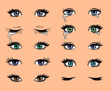 Olhos femininos de arte pop dos desenhos... | Premium Vector #Freepik #vector #mulher #moda #azul #desenho-animado Eye Drawing Cartoon, Eyes Collage, Eyes Vector, Cartoon Pop Art, Sketch Board, Cartoon Female, Cartoon Pop, Eye Close Up, Eye Illustration