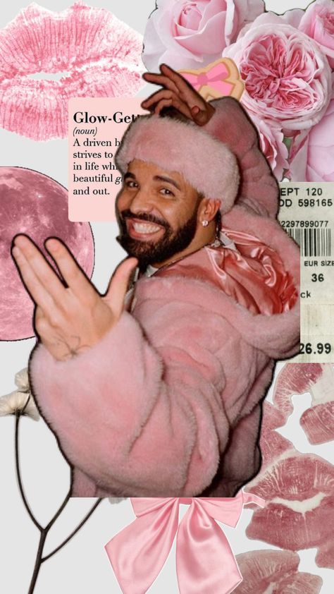 #drake #wallpaper #pink #aesthetic #girlboss #selfcare #girlhood Drake Wallpaper Aesthetic, Pink Drake, Drake Wallpaper, Wallpaper Pink Aesthetic, Wallpaper Pink, Wallpaper Aesthetic, Pink Aesthetic, Drake, Pink