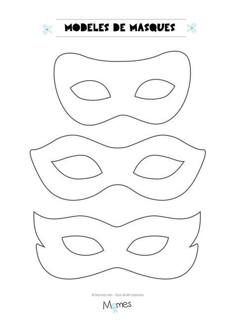 6 modèles de masques pour le carnaval Diy With Kids, Diy Carnival Games, Moldes Para Baby Shower, Coloring Mask, Carnival Crafts, Theme Carnaval, Mardi Gras Crafts, Diy Carnival, Carnival Decorations