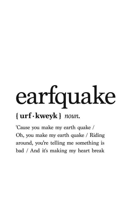 Tyler, The Creator earthquake lyric Tyler The Creator Lyrics, Quote Definition, Poster Rapper, Tyler The Creator Poster, Lyrics Funny, Word Definition, Tyler The Creator Wallpaper, Lyrics Wall Art, Definition Quotes