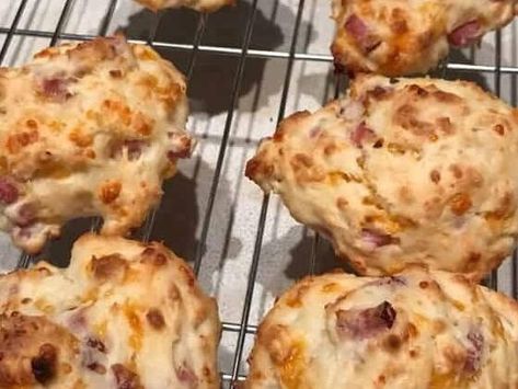 Ham & Cheese Drop Biscuits: A Versatile Delight - NewsBreak Cheese Drop Biscuits, Savory Biscuits, Sour Cream Biscuits, Savory Ham, Mashed Potato Casserole, Salted Caramel Cookies, Chipped Beef, Cream Biscuits, Butter Cake Recipe