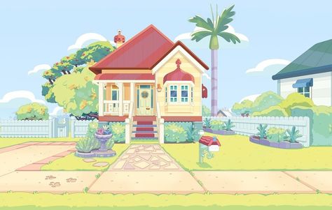 Bluey House Cartoon, House Cartoon, Banners, Vision Board, Collage, Pins