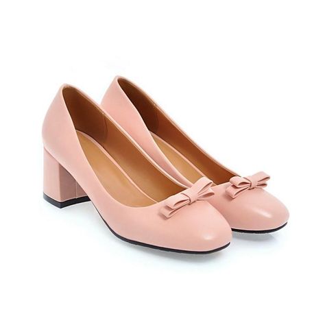 Heels:Approx 5.5cm Platform:Approx -cm Upper Material:Pu Leather Outsole:Rubber If your foot is a little wide and fat, we suggest you choose 1 size larger, pls measure your foot length and choose a correct size. Thank you! Size Chart: Euro/CN 34 = foot length 21.5-22cm (Foot width=8-8.5cm) Euro/CN 35 = foot length 22-22.5cm (Foot width=8.5cm) Euro/CN 36 = foot length 22.5-23cm (Foot width=8.5-9cm Euro/CN 37 = foot length 23-23.5cm (Foot width=9cm) Euro/CN 38 = foot length 23.5-24m (Foot width=9- Womens High Heels Stilettos, Pink Dress Shoes, Pink Pumps, Stunning Shoes, Fancy Shoes, Pink Heels, Shoe Inspo, Thick Heels, Stiletto Pumps