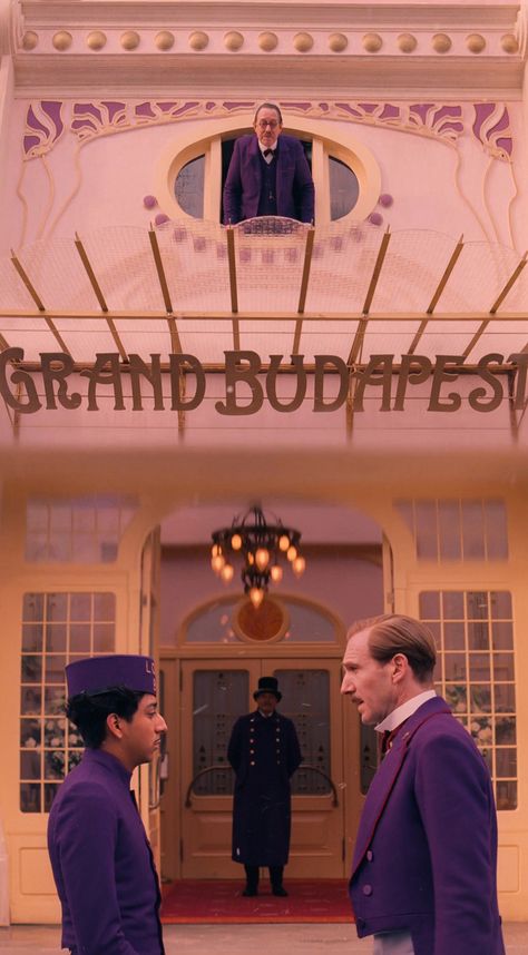 Wes Anderson – Film Panoramas - The Grand Budapest Hotel - Zero & Gustave H. Wes Anderson Hotel, Grand Budapest Hotel Poster, Wes Anderson Aesthetic, Wes Anderson Style, The Grand Budapest Hotel, Wes Anderson Movies, Wes Anderson Films, Grand Budapest, Grand Budapest Hotel