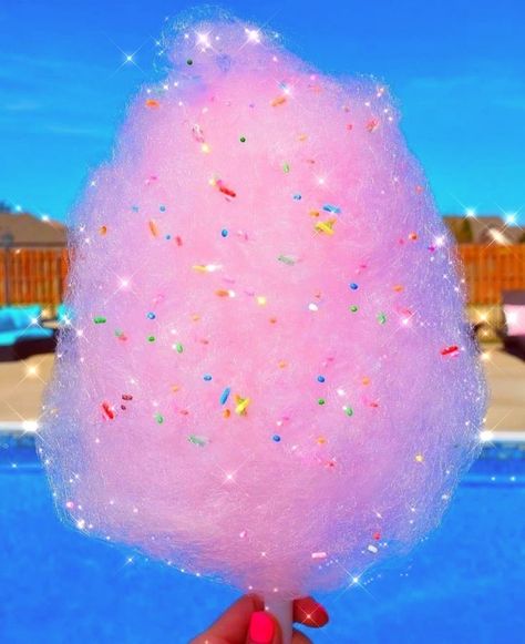 Candy Floss Aesthetic, Cotton Candy Recipe, Pastel Desserts, Scream Nails, Candy Stand, Paper Crafts Magazine, Candy Cart, Kawaii Cooking, Coffee Shop Aesthetic