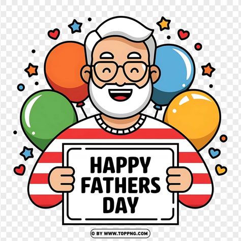 Fathers Day Typography, Holding Balloons, Happy Father's Day, Happy Father, Happy Fathers Day, Png Clipart, Text Messages, Save Yourself, Banners