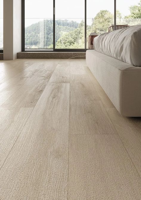 Full-body porcelain stoneware wall/floor tiles with wood effect ELIXIR A by Imola_2 Wood Tile Bedroom, Wood Tiles Bedroom, Tile Bedroom, Porcelain Wood Tile, Italian Tiles, Germany And Italy, New Ceramics, Tile Stores, Shades Of Beige