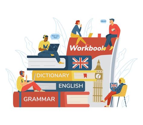 English Education Wallpaper Backgrounds, English Logo Schools, Language Learning Illustration, Poster About Language, Learn English Logo, English Posters Design, English Background Design, English School Design, About English Language