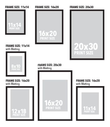 20 By 30 Picture Frame On Wall, Picture Frame Sizes On Wall, Poster Picture Frame Ideas, Photo Frame Sizes Guide, 16 X 20 Picture On Wall, Picture Frame Sizes Guide, 18x24 Frame On Wall, Blonding Techniques, Frame Arrangement