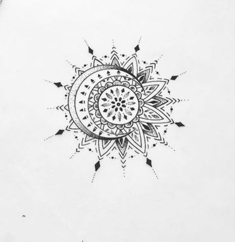 Sun Tattoo, Desenho Tattoo, Image Notes, White Tattoo, Mandala Tattoo, Travel Tattoo, Moon Tattoo, Compass Tattoo, Wrist Tattoos