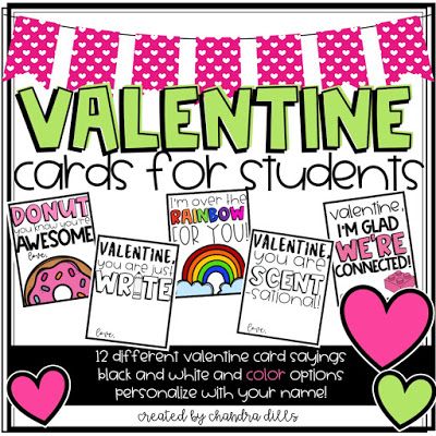 Easy Student Valentine Gifts from Teachers! Student Valentine Gifts, Student Gifts From Teacher, Valentines Card Sayings, Valentine Student Gifts, Valentines Day Card Sayings, Cheap Valentines Gifts, Student Valentines, Student Gift Tags, Cards For Students