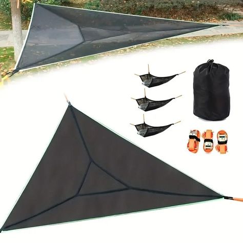 Triangle Hammocks 10 Foot Triangle Camp Hammocks Up To 660 Pounds 2 3 People Multi Person Hammocks With 3 Belt Straps And Clean Pockets Portable Outdoor Travel Tree Hammocks - Sports & Outdoors - Temu Triangle Hammock, Tree Hammock, Travel Tree, Portable Hammock, Camping Hammock, Outdoor Hammock, Relaxing Outdoors, Tie Down Straps, Hammock Camping