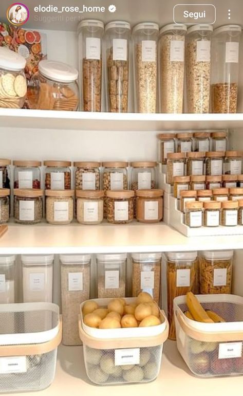 Pantry And Utility Room Combo, Tall Pantry Cabinet Organization, Japandi Pantry, Closet Pantry Organization, Cute Pantry, Pantry Cabinet Ideas, Pantry Storage Ideas, House Pantry, Pantry Inspiration