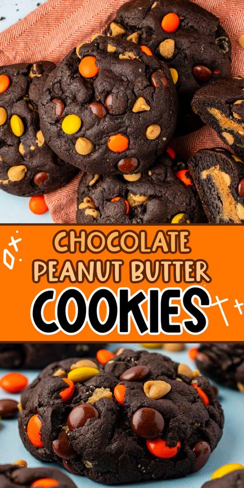 Bakery Style Peanut Butter Cookies, Monster Cookie Bars Recipe, Bakery Style Cookies, Food Art Ideas, Oreo Cookie Flavors, Gourmet Bakery, Stuffed Cookies, Chocolate Peanut Butter Cookies, Filled Cookies