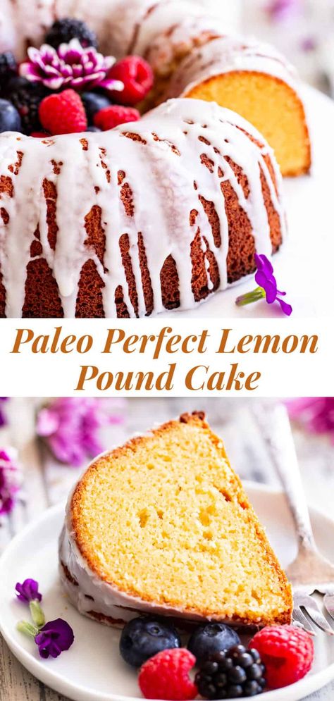 Paleo Lemon Cake, Primal Desserts, Paleo Cake, Dairy Free Cream Cheese, Grain Free Desserts, Paleo Recipes Dessert, Paleo Baking, Dairy Free Yogurt, Paleo Sweets