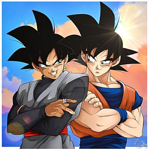 They are, somehow. Black Profile Pic, Goku And Bardock, Goku Black Fanart, Dark Goku, Black Fanart, Black Profile, Dragon Ball Wallpaper Iphone, Eye To Eye, Black Goku