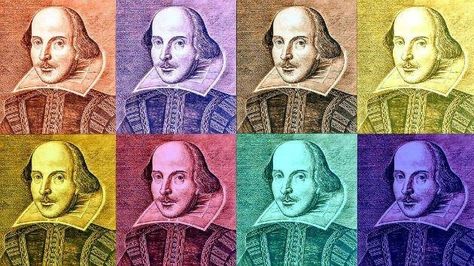 The Bard in many colors - Shakespeare pop art Modern Shakespeare, Ben Johnson, Shakespeare In Love, British Council, Education Organization, Modern Times, William Shakespeare, Romeo And Juliet, Teaching English