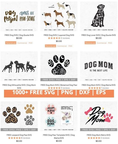 Pet Svg Files Free, Free Dog Paw Print Svg Files For Cricut, Dog Svg Free Files For Cricut, Mom Free Svg, Dog Themed Crafts, Caluya Design, Free Cricut Images, Sticker Making, Free Svgs