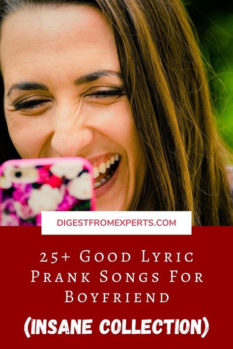 We have compiled a top-notch list of over 25 great songs to lyric prank your boyfriend to choose from. Let’s take a look! Song Lyric Pranks To Do On Your Boyfriend, Song Lyric Prank Text Boyfriend, Songs To Do Lyric Prank On Boyfriend, Song For Boyfriend, Lyric Prank On Crush, Lyric Prank Text Songs, Song Lyric Prank, Songs For Boyfriend, Lyric Pranks