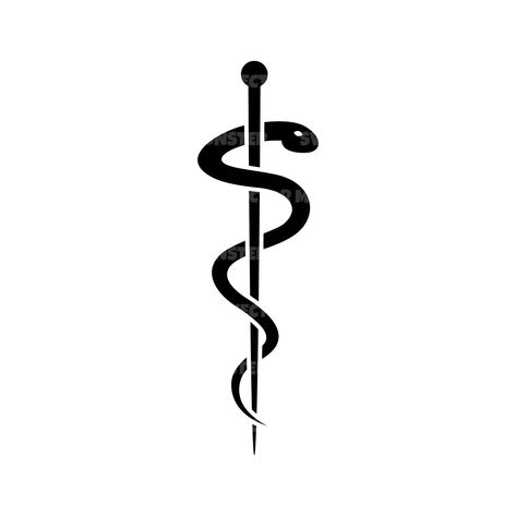 Download the Rod of Asclepius SVG file for free! Use this medical symbol in your designs, projects, and crafts. #rodofasclepius #medicalsymbol #svg . #Stab_Tattoo #Rod_Of_Asclepius #Medical_Tattoo #Wedding_Ring_Finger Medical Symbol Tattoo, Rod Of Asclepius Tattoo, Asclepius Tattoo, Stab Tattoo, Staff Of Asclepius, Rod Of Asclepius, Nurse Symbol, Law Firm Logo Design, Tattoo Wedding