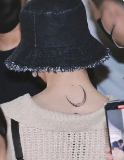 #bts#jimin#jiminshii#jimin tattoo Jimin Moon Tattoo, Moon Cycle Tattoo, Kpop Tattoos, Moon Phases Tattoo, 7 Tattoo, Army Tattoos, Bts Tattoos, 13 Tattoos, Omerta Tattoo