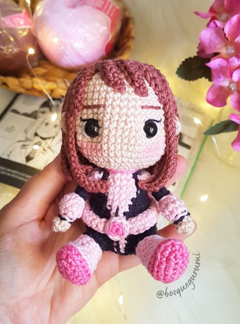 Amigurumi My Hero Academia, Mha Crochet Pattern, Crochet My Hero Academia, Mha Crochet, My Hero Academia Crochet, How To Make A Doll, Anime Amigurumi, Anime Crochet, Crochet Granny Square Tutorial