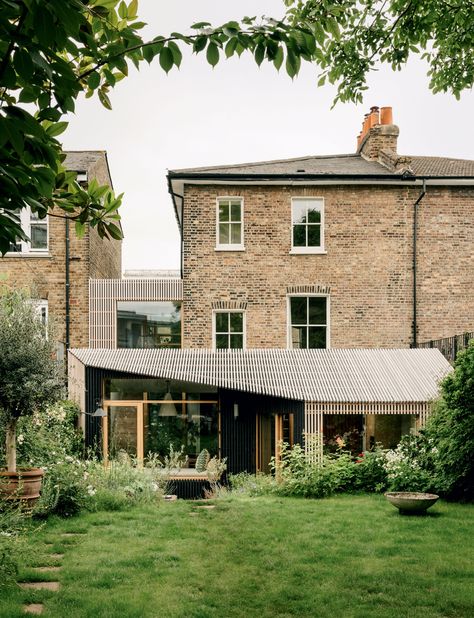 London Terrace House, New Staircase, London Garden, Internal Courtyard, Rear Extension, House Extension Design, London House, Victorian Terrace, Outside Living