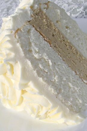 White Almond Wedding Cake, Almond Wedding Cake, Almond Wedding Cakes, Wedding Cake Recipe, Gateaux Cake, Almond Flavor, A Piece Of Cake, Cake Boss, Cupcake Cake