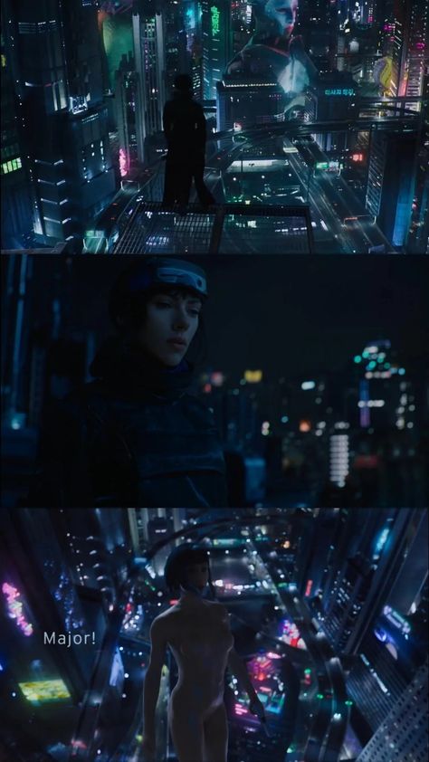 Ghost In The Shell Movie, Cinematic Pictures, Shell Aesthetic, Cyberpunk Movies, Dark Warrior, Ghost In The Shell, Movie Stills, Film Art, Cyberpunk 2077