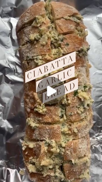 Diane Morrisey on Instagram: "Because we can all use one more Garlic Bread recipe!  And a beautiful loaf of Ciabatta bread is the star of this one!  Make a bunch of slices into the bread being careful not to cut through and stuff the bread with a delicious  cheesy garlic butter.  Wrap in foil and bake. Remove foil and bake again until golden and crispy.  Then have at that loaf!
.
.
Ciabatta Garlic Bread
.

1 loaf ciabatta bread
1 stick butter, softened
1/2 tsp kosher salt
1/4 tsp black pepper
3 cloves garlic, minced
1/2 cup grated Parmesan cheese
1 tbls fresh thyme
1/4 cup fresh parsley, chopped

Preheat an oven to 350F  For the filling, mix all the ingredients except ciabatta together and mash with a fork until combined. Cut the ciabatta in slices without cutting through the bottom. Make Ciabatta Garlic Bread, Ciabatta Bread Recipe, No Cook Appetizers, Garlic Bread Recipe, Stick Butter, Cooking Bread, Cheesy Garlic Bread, Ciabatta Bread, Easy Appetizers