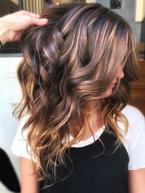 Ribbon Highlights, Long Hair Waves, Latest Hair Trends, Latest Hair, Hair Done, Summer Hair Color For Brunettes, Hair Trend, Haircuts For Long Hair, Summer Hair Color