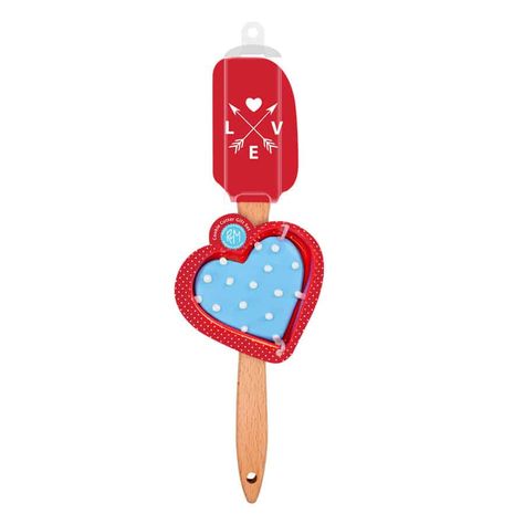 Love 2 PC Spatula Set International Love, Wedding Cake Cookies, Heart Cookie, Heart Accessories, Spatula Set, Heart Cookies, Silicone Spatula, Spring Holidays, Homemade Cookies