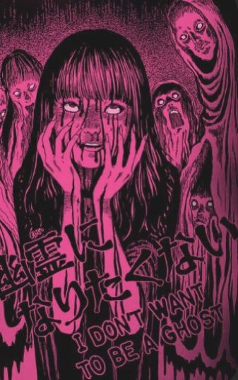 Image Halloween, Pink Grunge, Goth Wallpaper, Emo Wallpaper, Junji Ito, Edgy Wallpaper, Dark Art Illustrations, Kitty Wallpaper, Scary Art