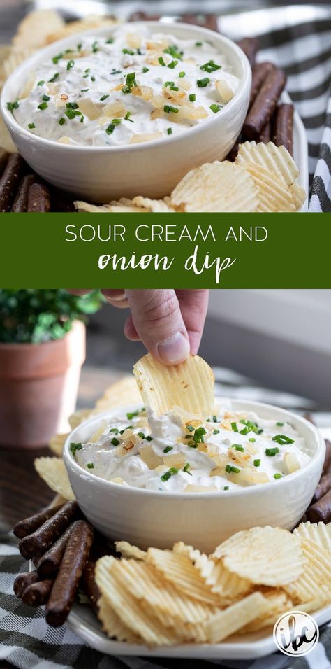 How to Make Sour Cream and Onion Dip #recipe #sourcream #onion #dip #appetizer #easy #chipdip Sourcream Onion Dip Recipe, Healthy Sour Cream And Onion Dip, Sour Cream And Onion Dip Easy, Sour Cream Veggie Dip Easy, Sour Cream Chip Dip Easy, Sourcream Dips Easy, Veggie Dip Recipe Sour Cream, Sour Cream And Onion Seasoning, Sour Cream And Onion Dip Recipe